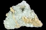 Green Fluorite Crystals with Calcite - Mongolia #100749-1